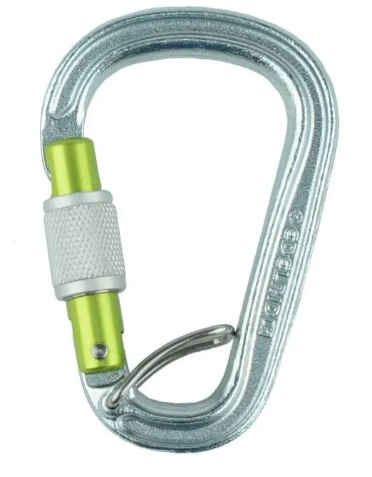 Edelrid HMS Bruce Steel Screw FG II Carabiner