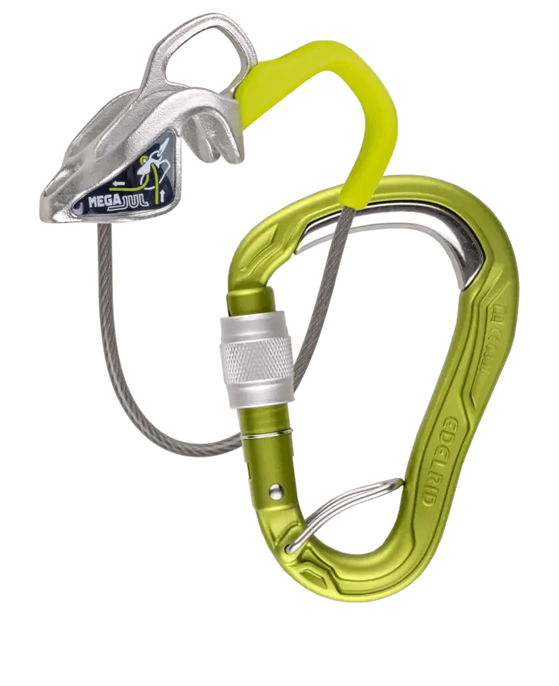 Edelrid Mega Jul Belay Kit Bulletproof Screw Carabiner