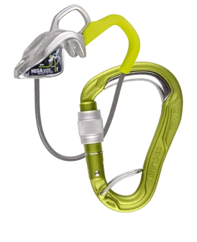 Edelrid Mega Jul Belay Kit Bulletproof Screw Carabiner