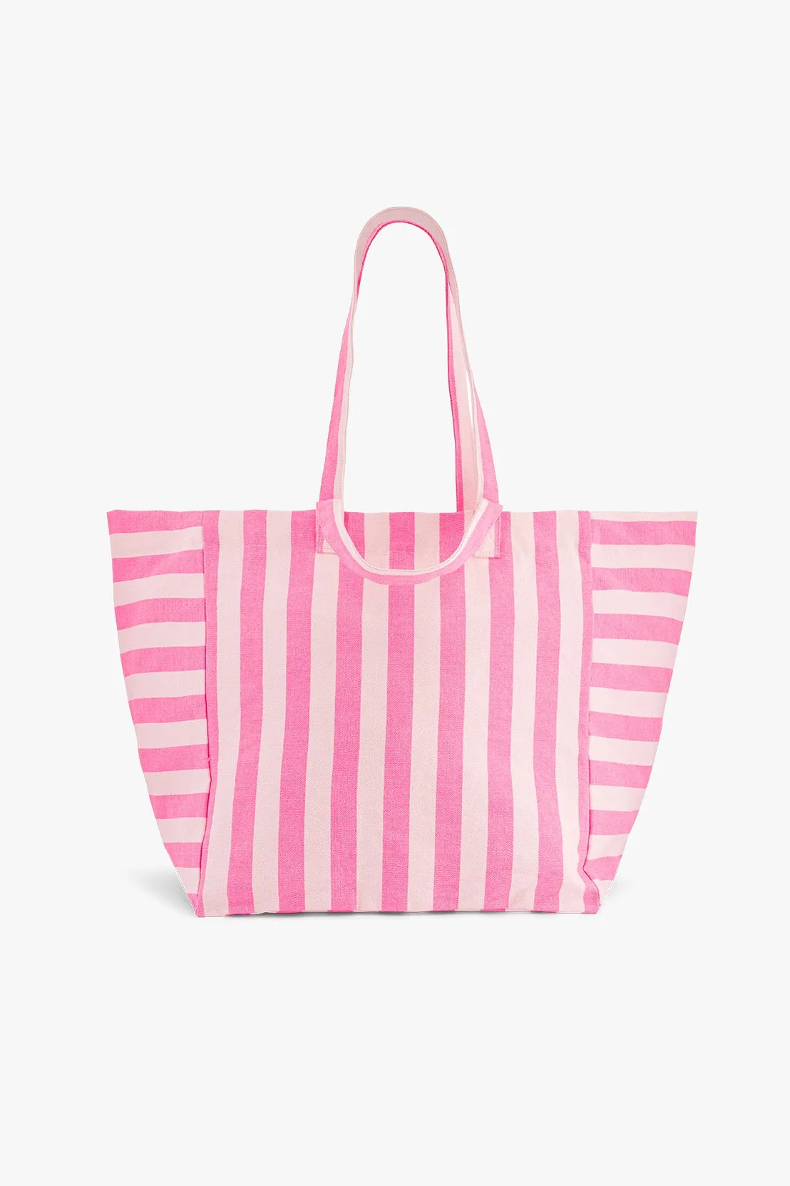 Elisa Neon Pink Striped Bag