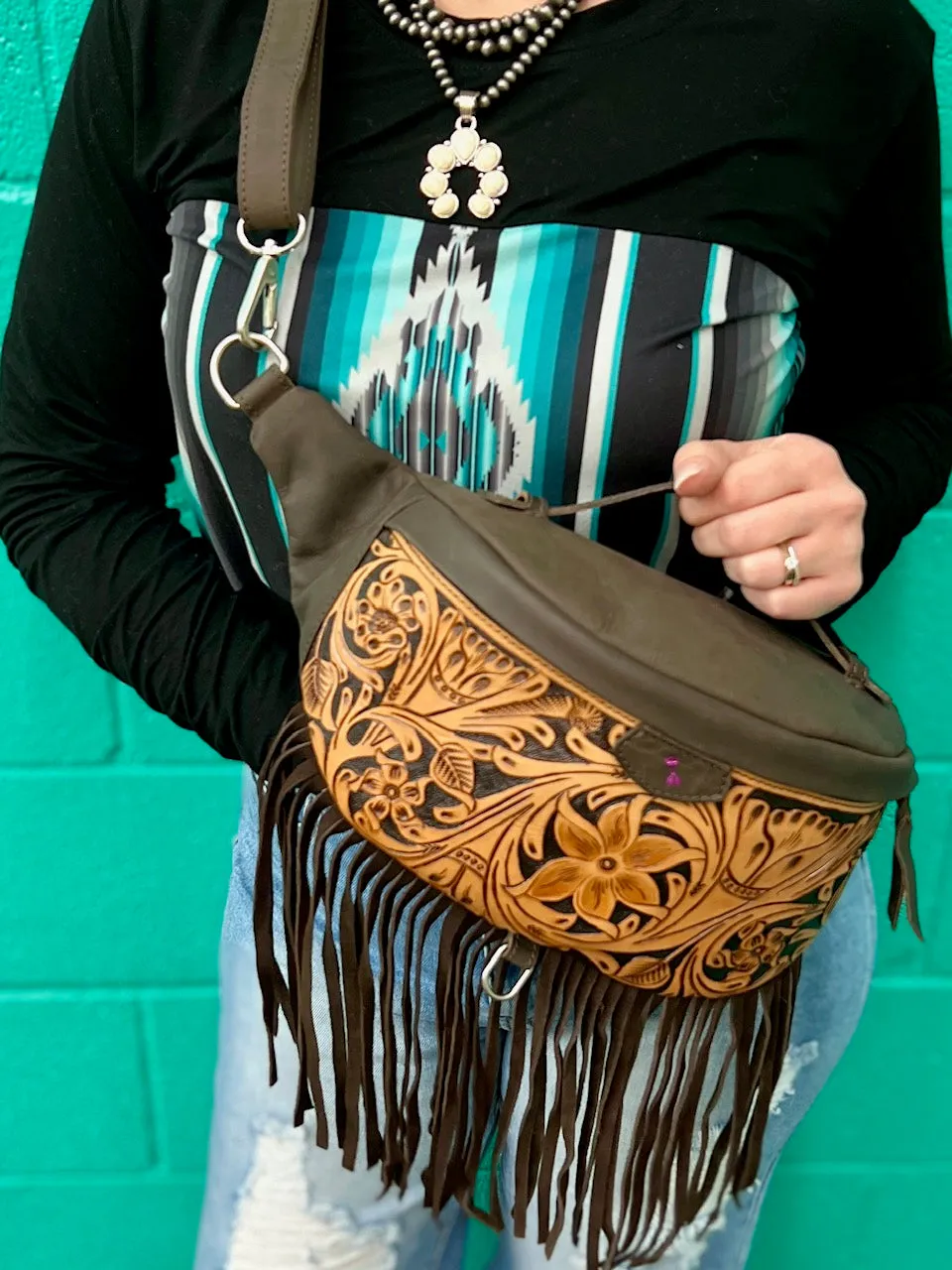 Fringe Sling Fanny Pack