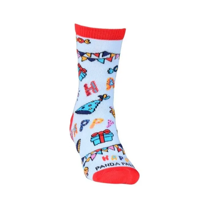 Happy Birthday Celebration Socks (Ages 3-7) from the Sock Panda