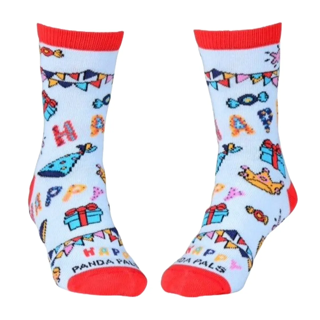 Happy Birthday Celebration Socks (Ages 3-7) from the Sock Panda