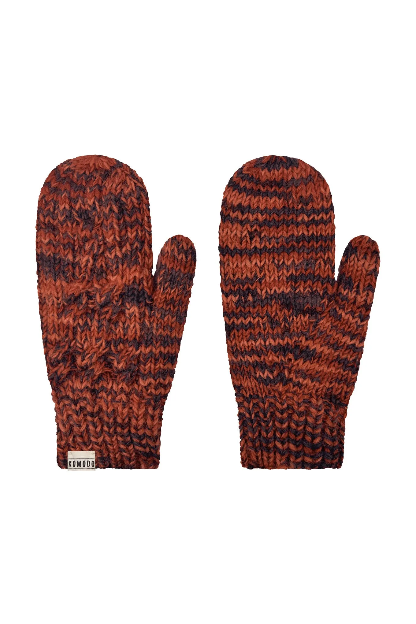 HAYA mitten space dye - Terracotta