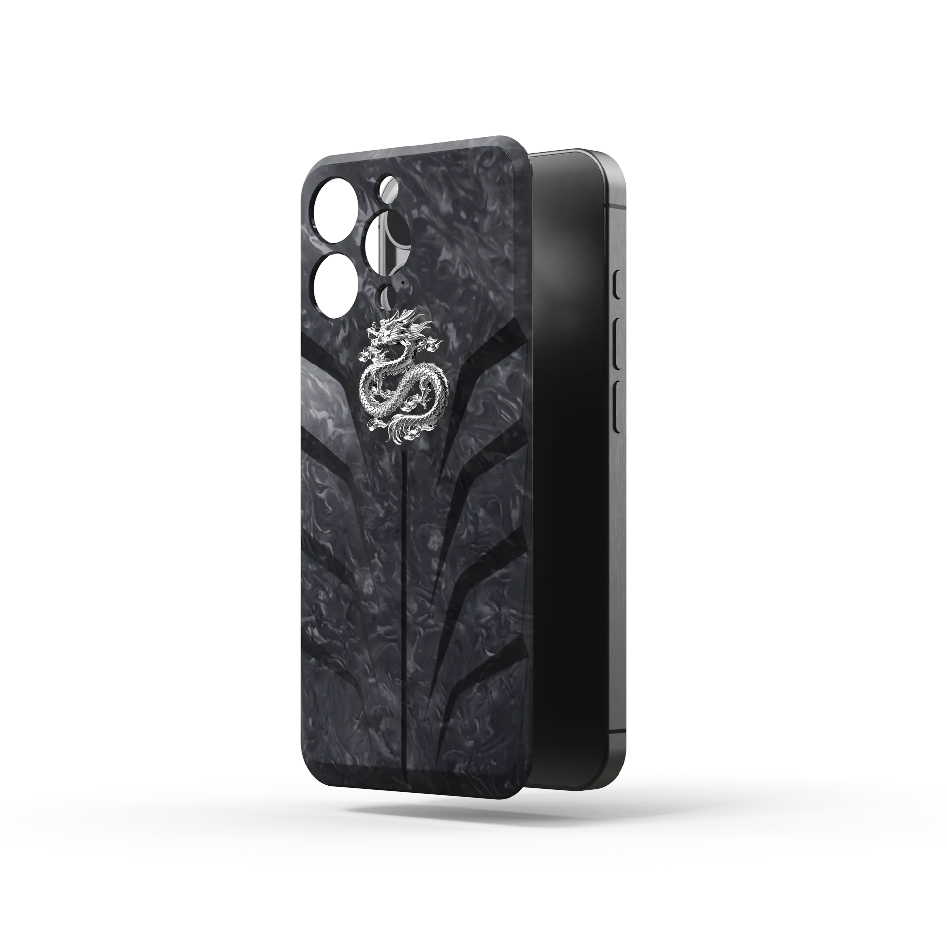 iPhone Case / RSC16 Silver Dragon - Magnetic