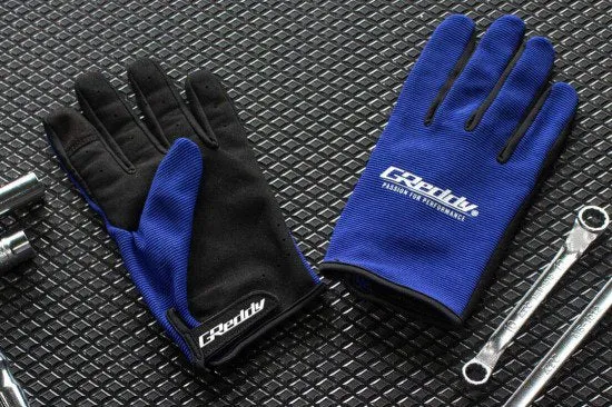 JDM GReddy "Passion for Performance" Mechanic's Gloves - Blue/Black