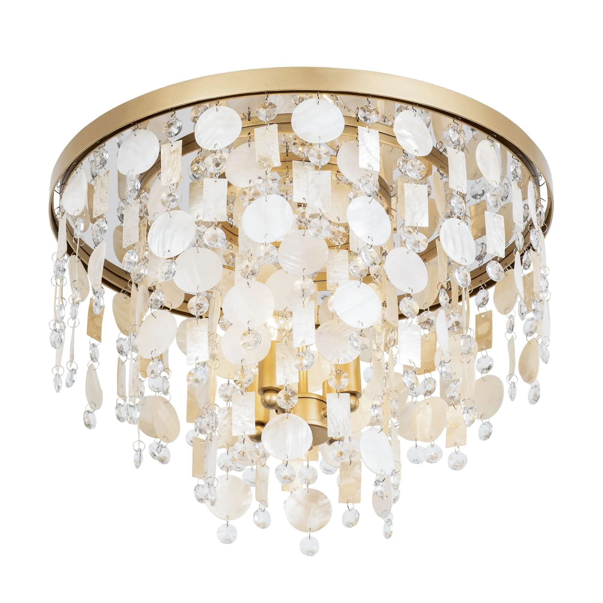 Kalani 377S04FG 4-Light Ceiling Light - French Gold