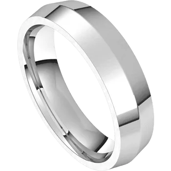 Knife Edge Men's Wedding Band