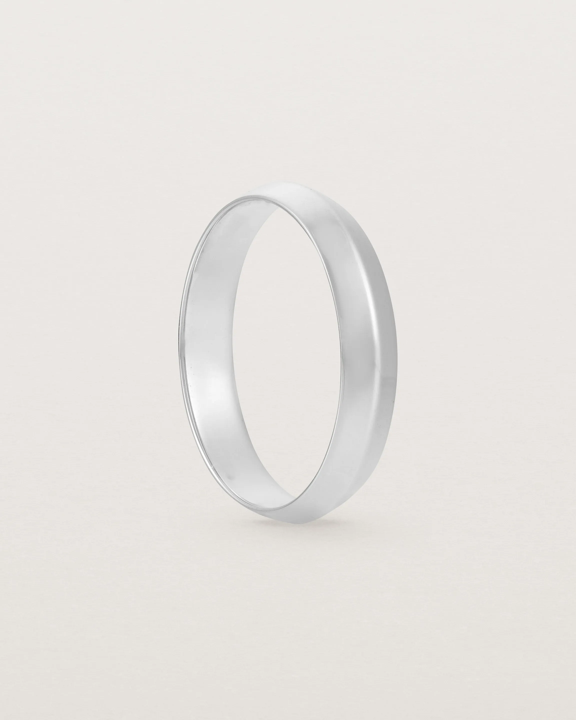 Knife Edge Wedding Ring | 4mm