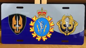 License Plate SSF HQ & Signal Squadron