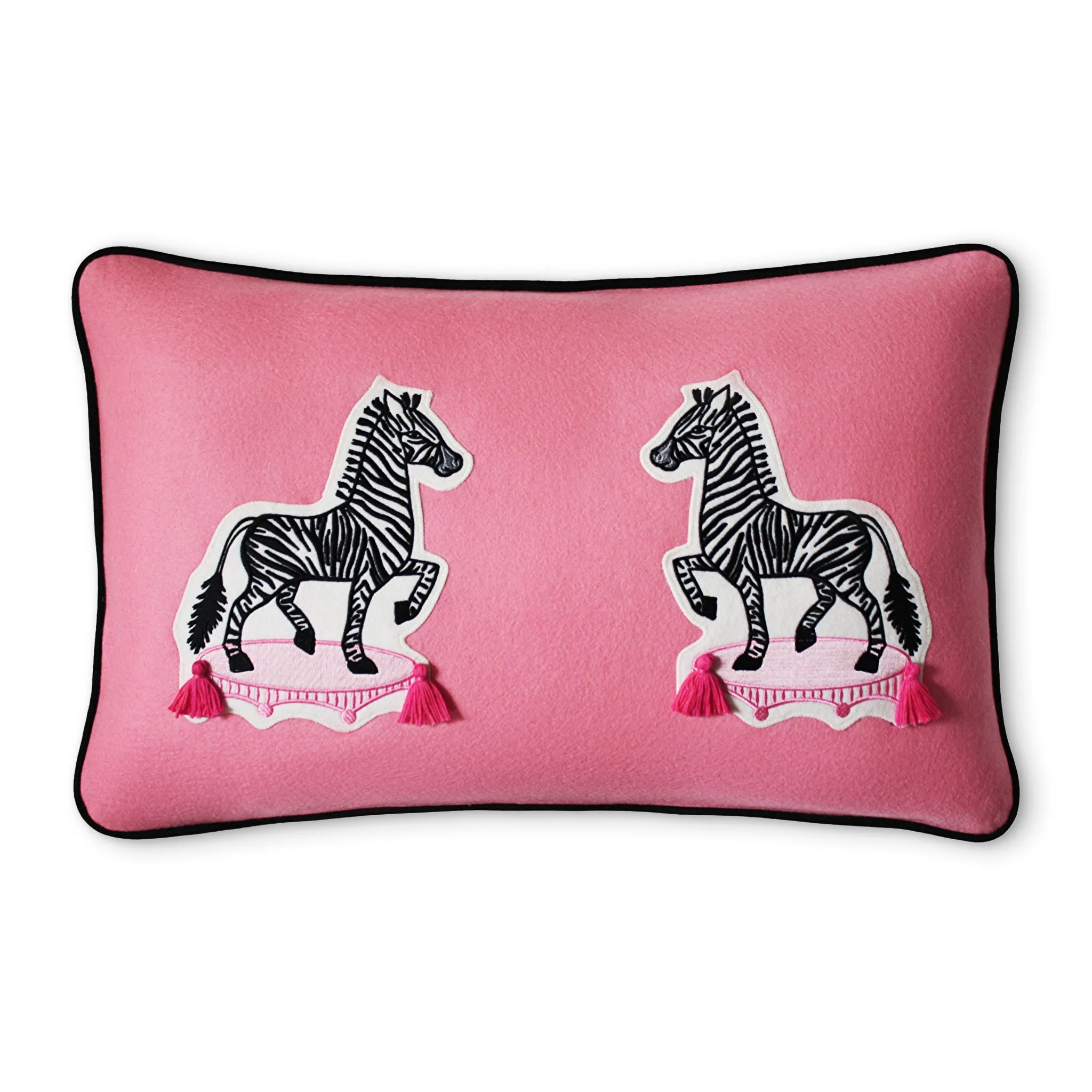 Limited Edition Yolanda and Tatty Zebra Decorative Pillow - Willa Heart Collection