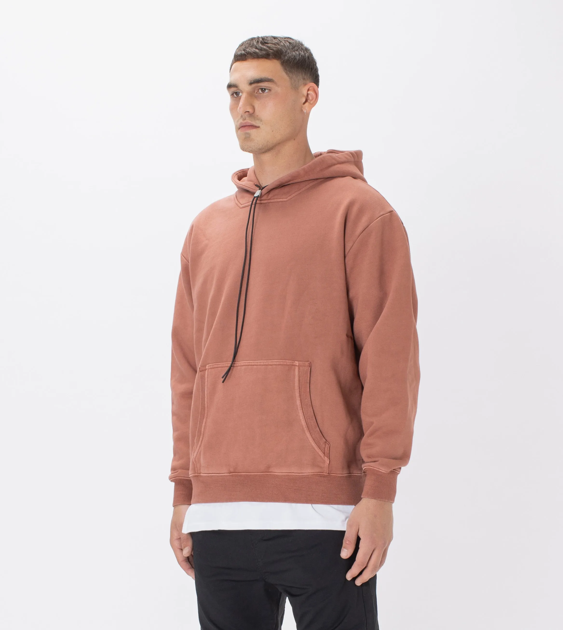 Lowgo Hood Sweat GD Terracotta