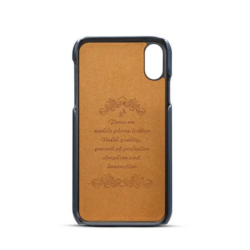 Luxury Leather Phone Back Cover - Vegan leather - Imported