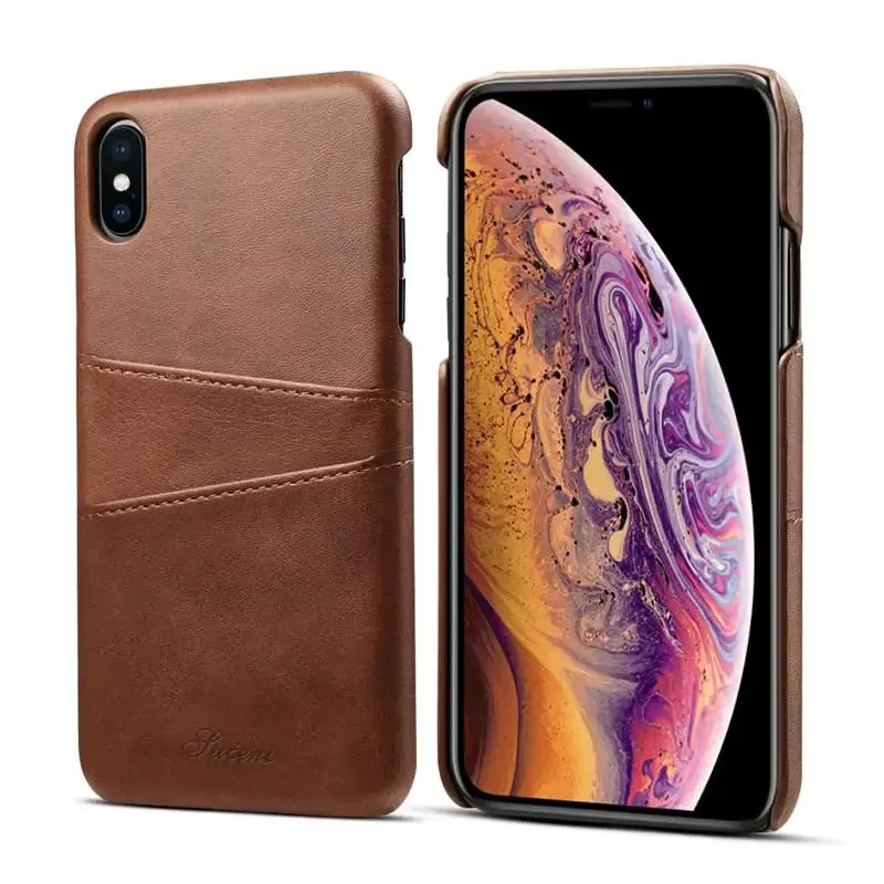 Luxury Leather Phone Back Cover - Vegan leather - Imported