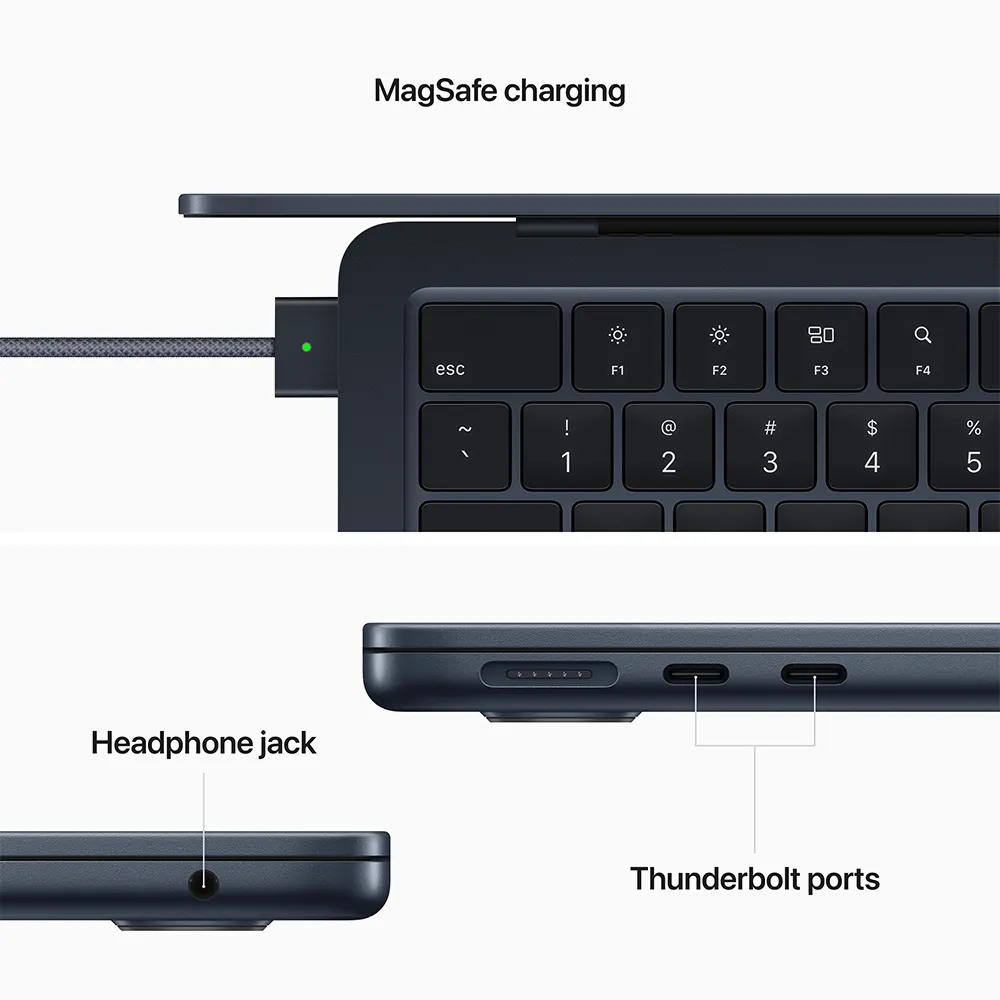 MacBook Air 13-inch M2 chip 8-Core CPU 10-Core GPU 8GB - 512GB