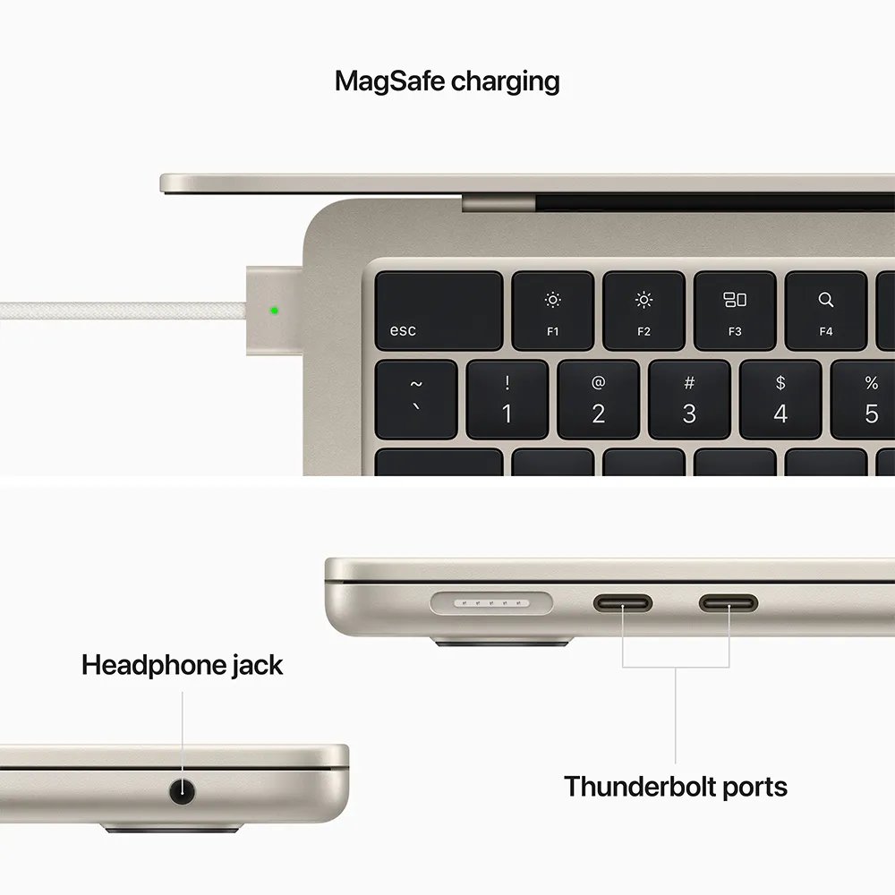 MacBook Air 13-inch M2 chip 8-Core CPU 10-Core GPU 8GB - 512GB