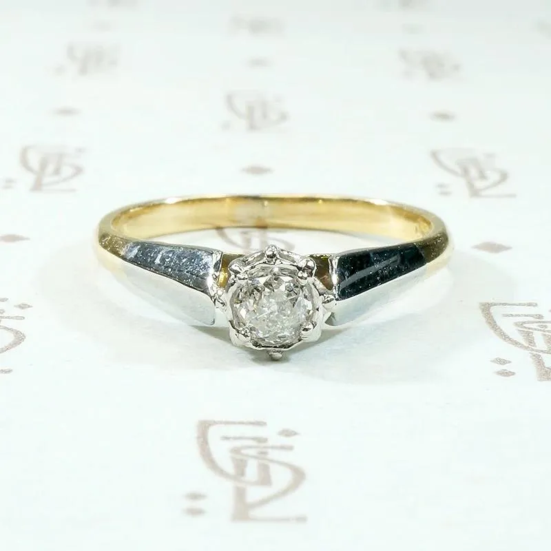 Marvelously Modern OMC Engagement Ring