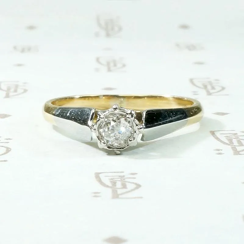 Marvelously Modern OMC Engagement Ring