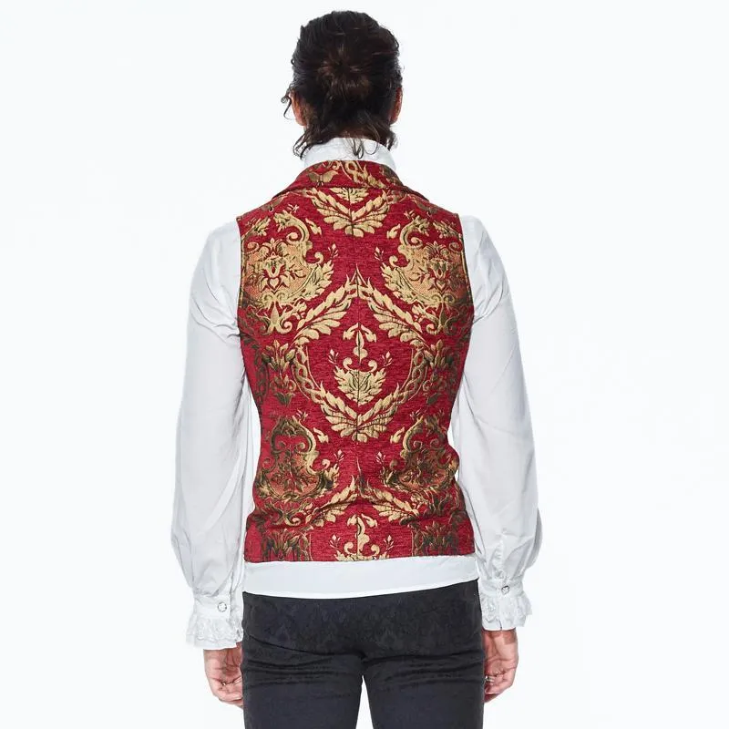 Men's Goth Brocade Vest