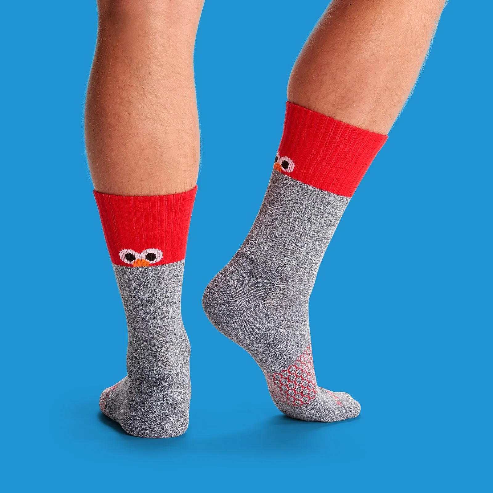 Men's Sesame Street Elmo Colorblock Socks