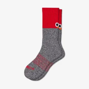 Men's Sesame Street Elmo Colorblock Socks