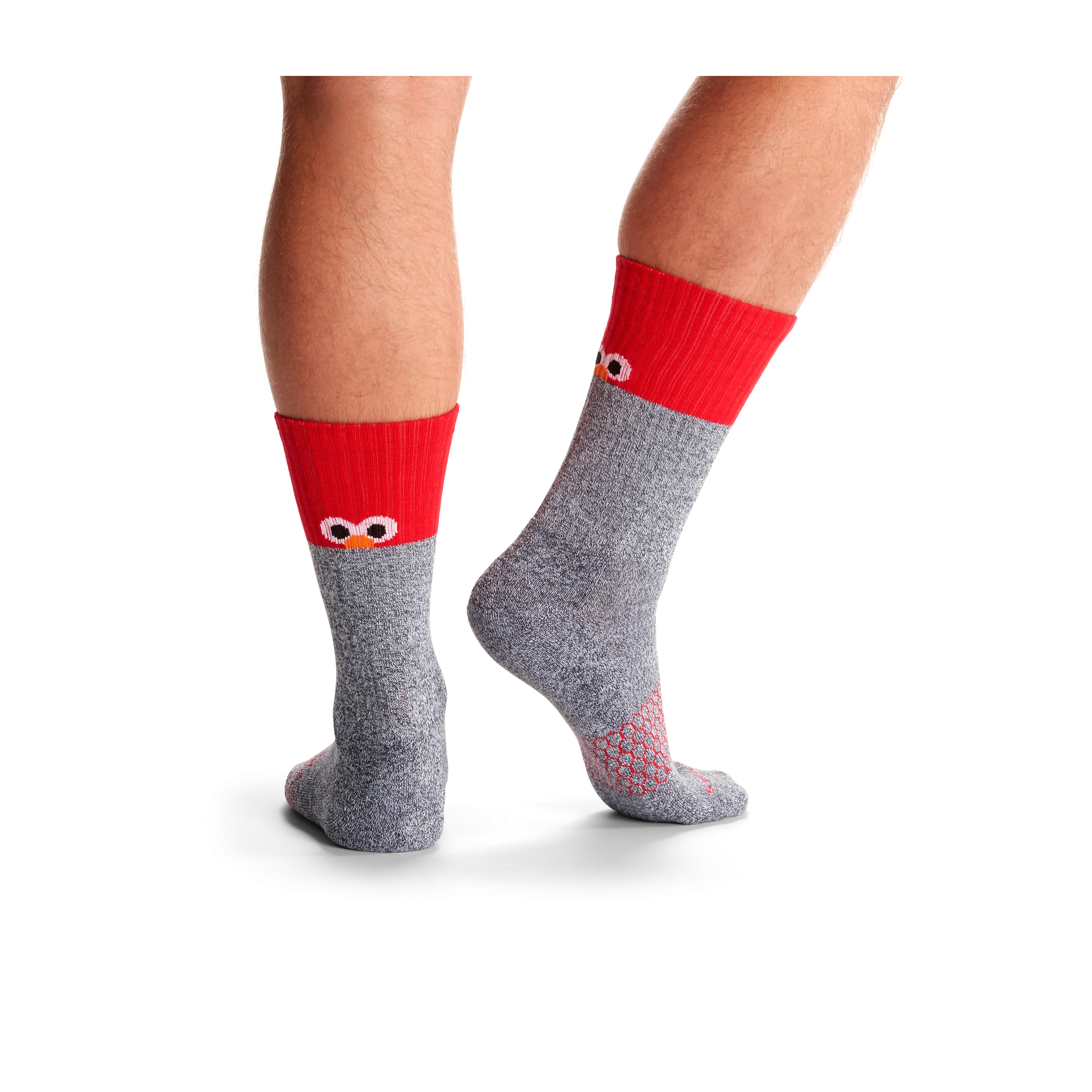 Men's Sesame Street Elmo Colorblock Socks