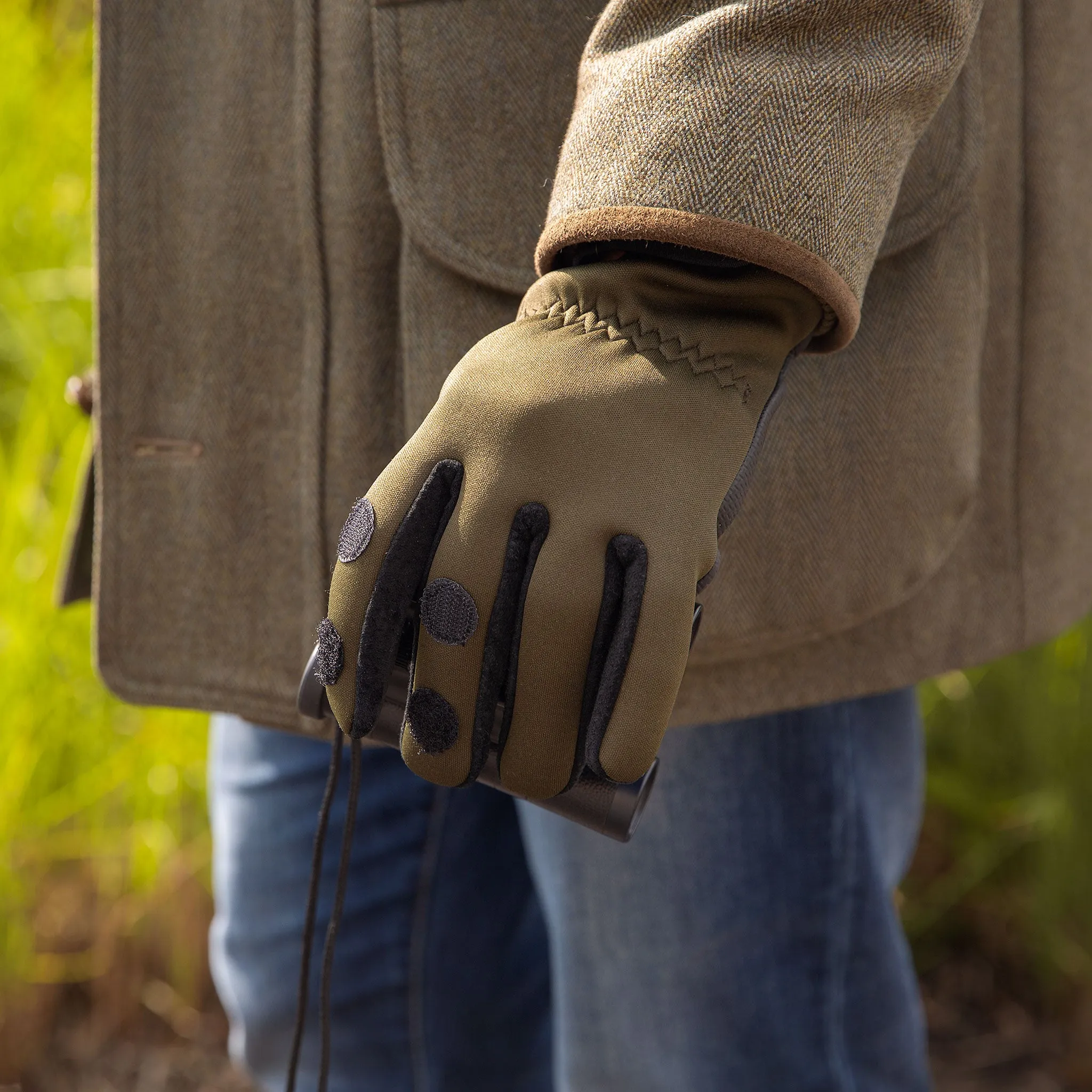 Men's Shooting Gloves with Rubber Palm