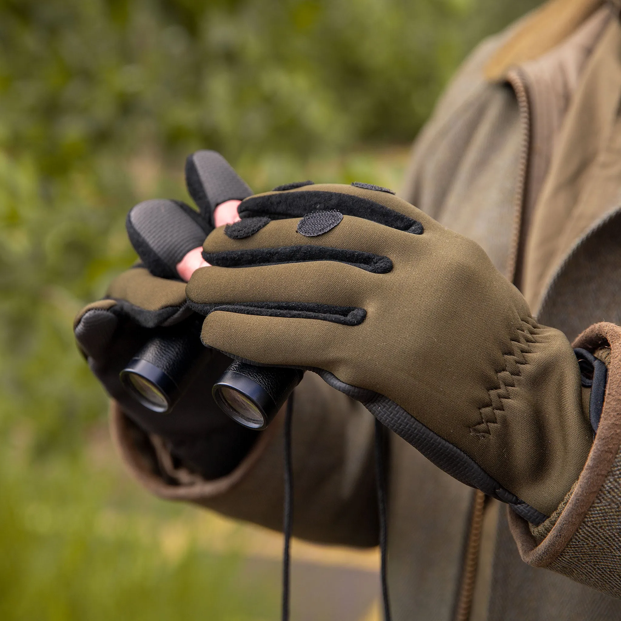 Men's Shooting Gloves with Rubber Palm