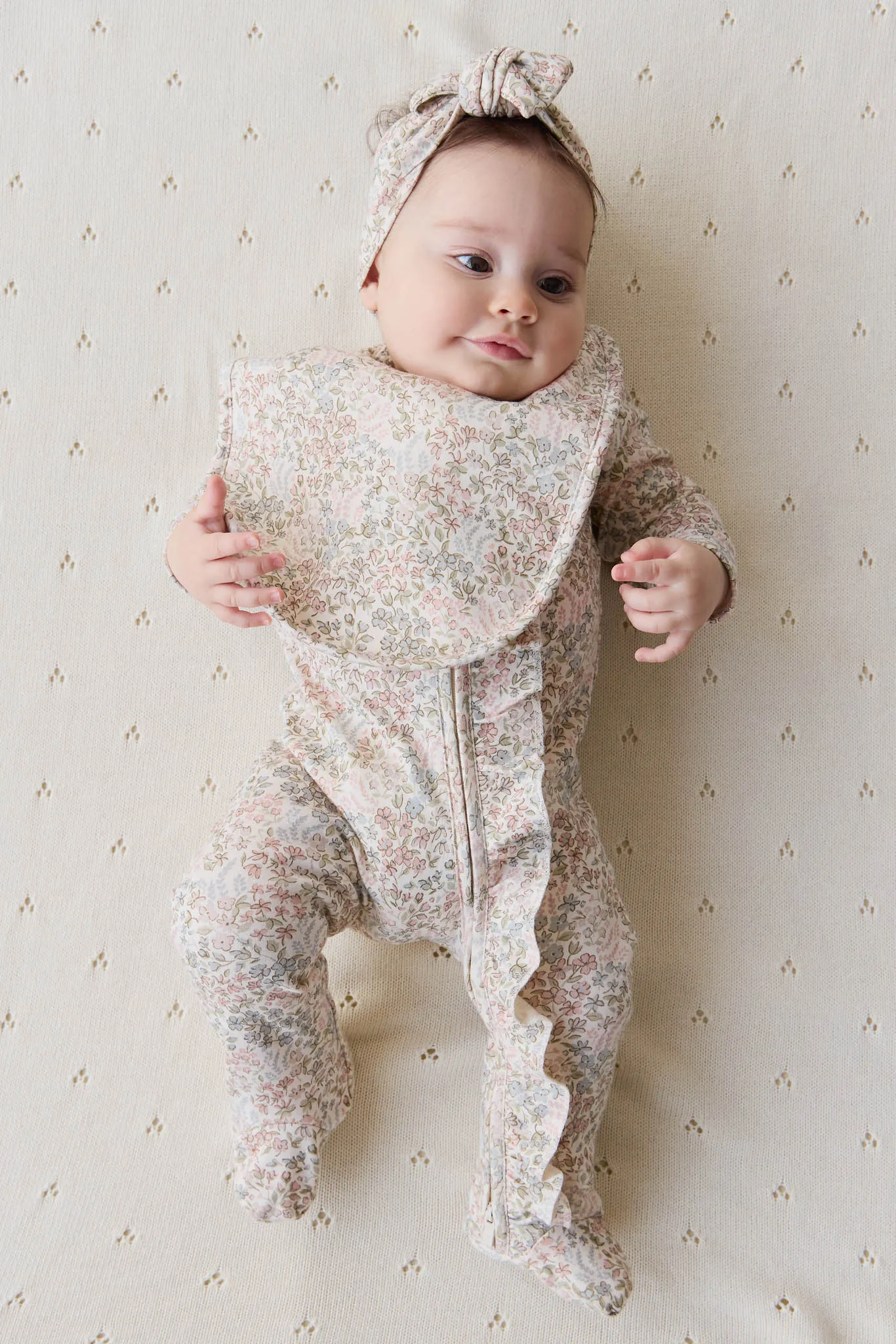 Organic Cotton Bib - April Glacier