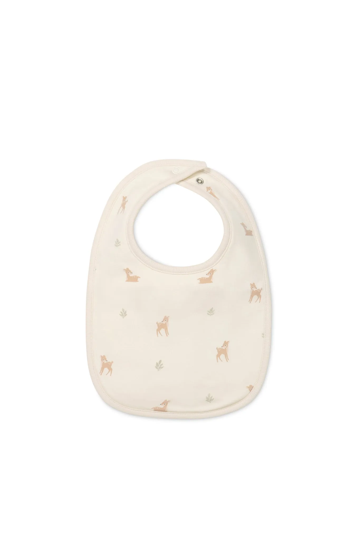 Organic Cotton Bib - Fable Deer Cloud