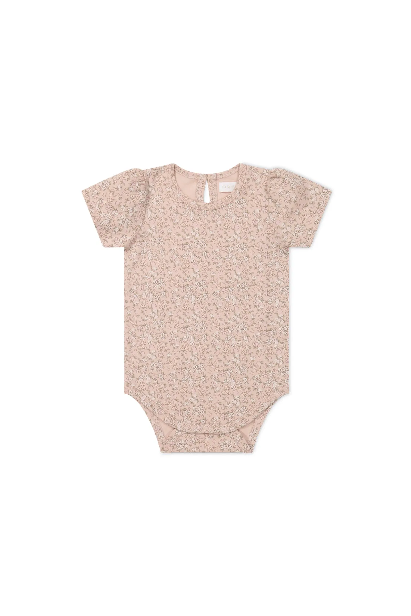 Organic Cotton Cap Sleeve Bodysuit - Amber Rose