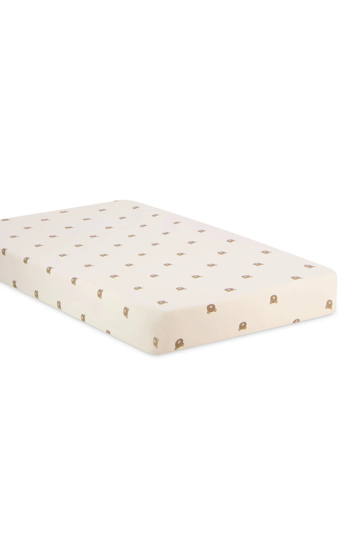 Organic Cotton Cot Sheet - Bobbie Bear Tofu