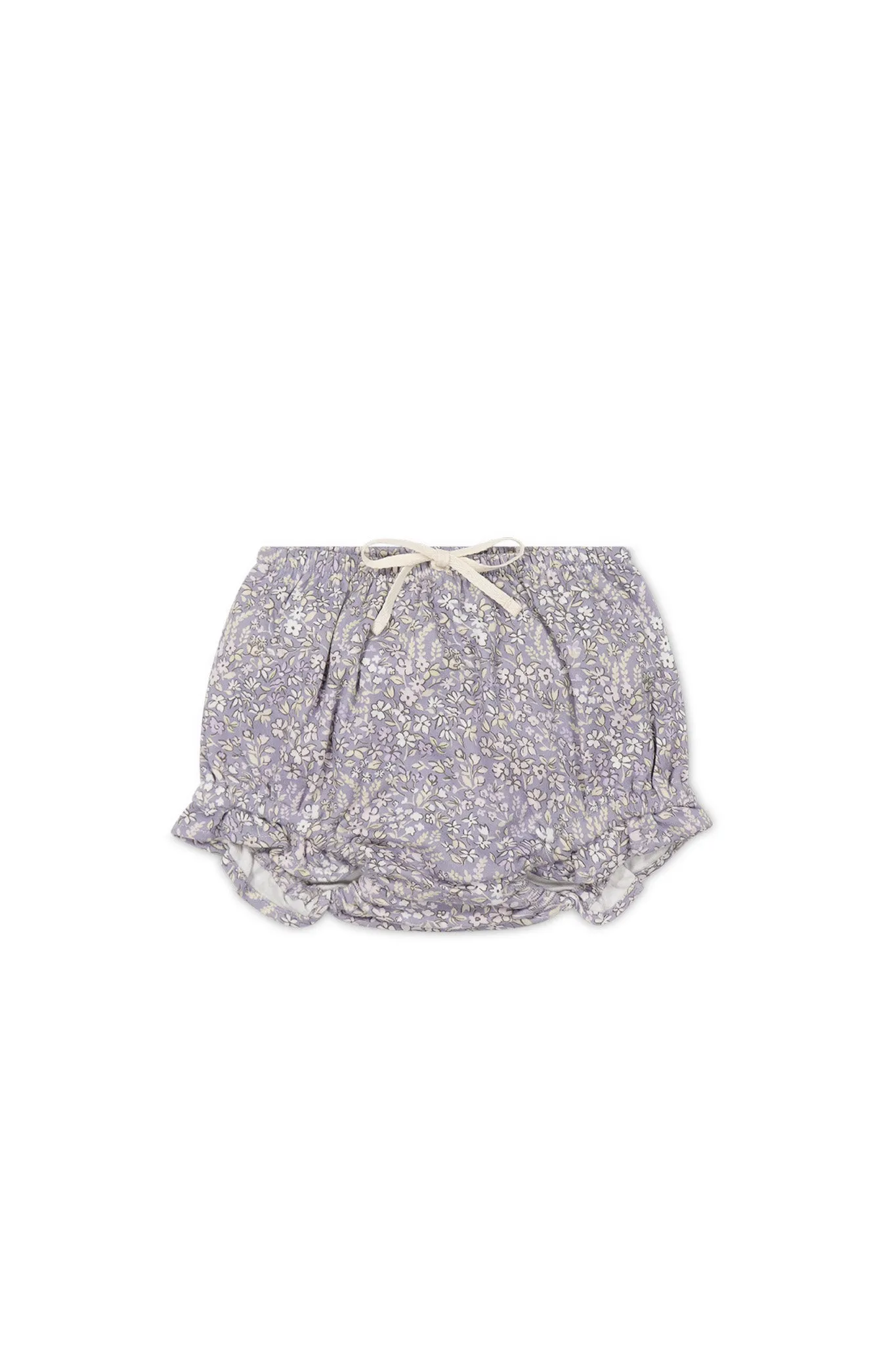 Organic Cotton Frill Bloomer - April Lilac