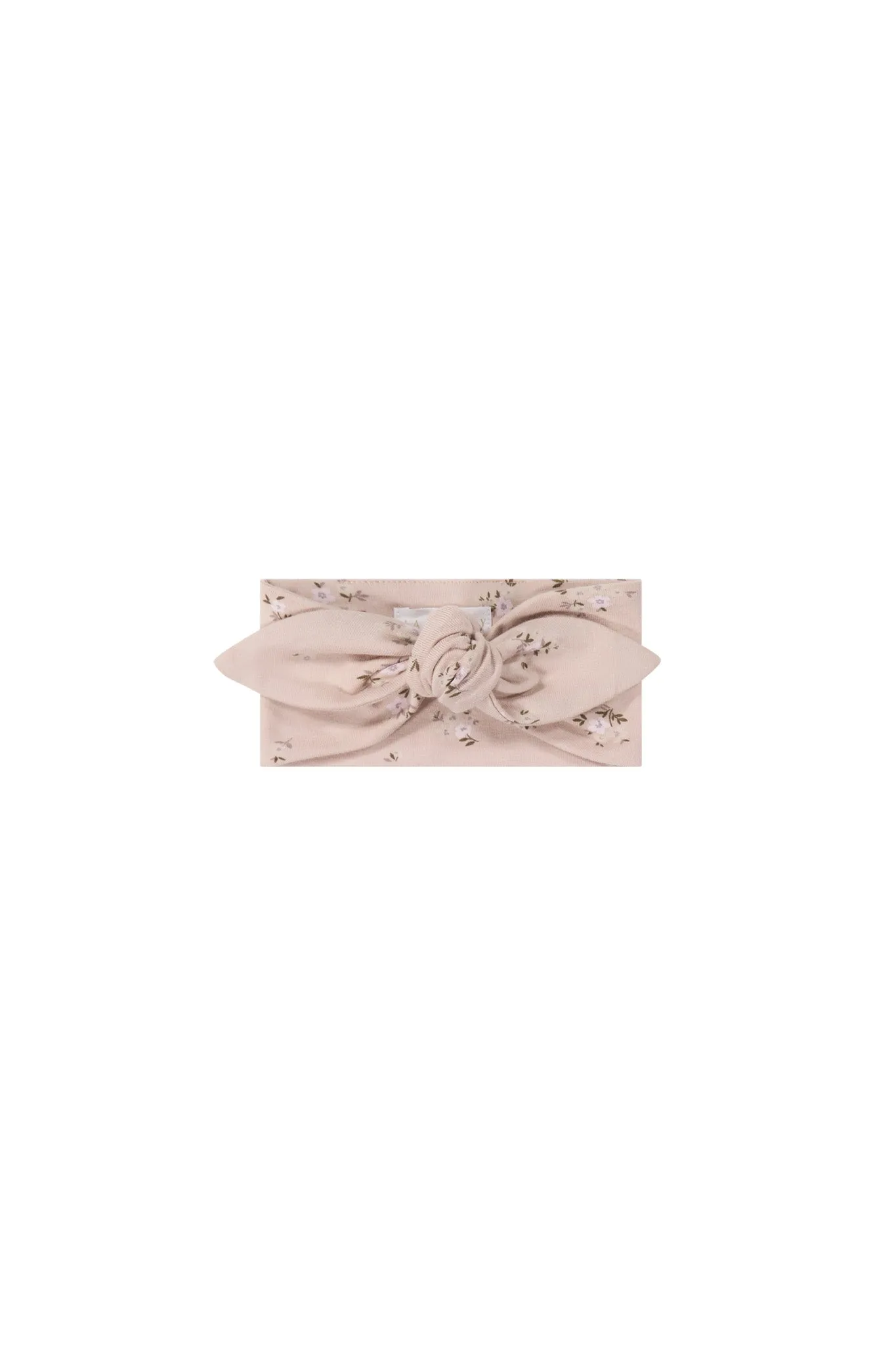 Organic Cotton Headband - Goldie Bouquet Rose