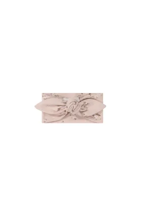 Organic Cotton Headband - Goldie Bouquet Rose