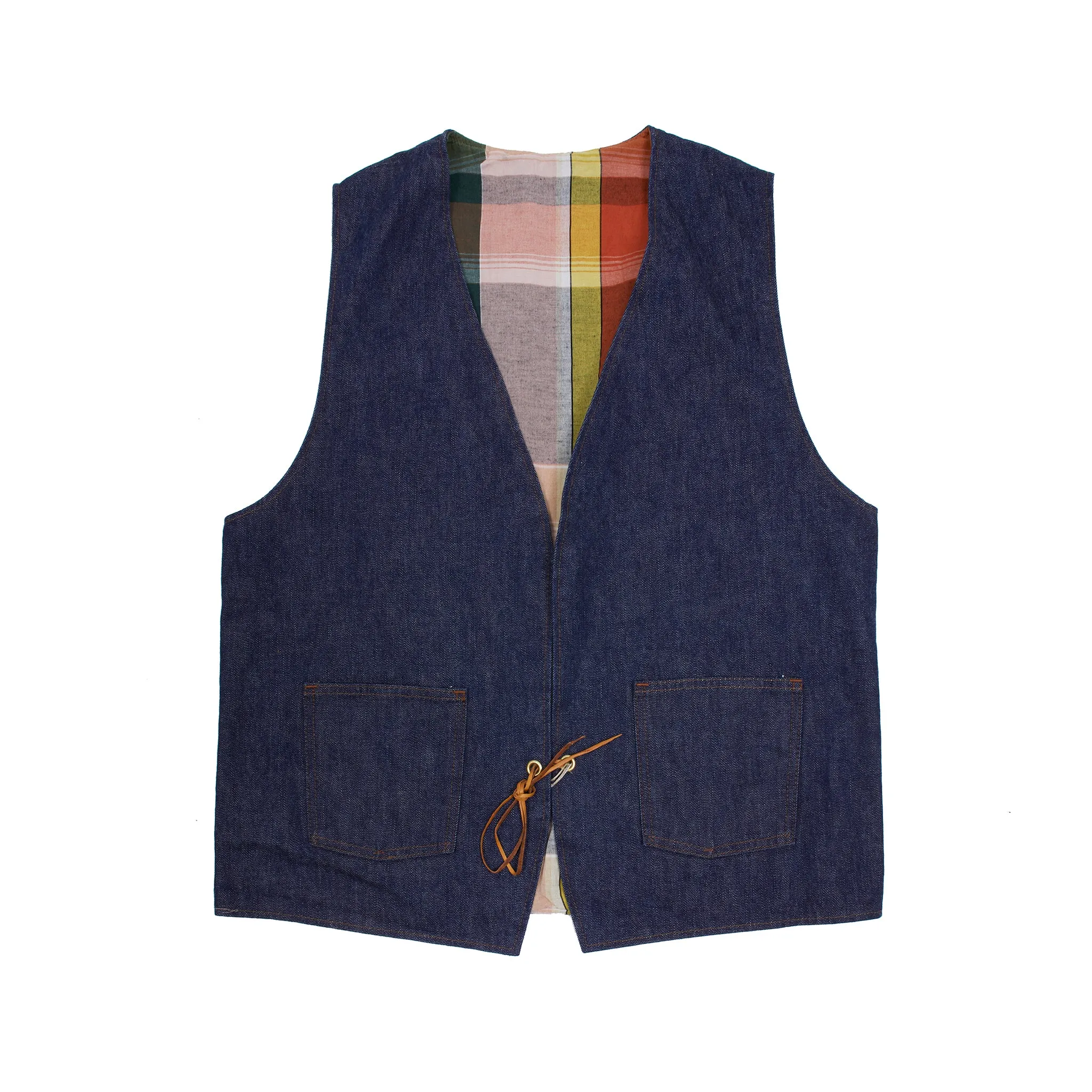 Orslow Hippie's Reversible Denim Vest