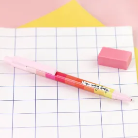 Pen - I Am Very Busy - Pastel Pink