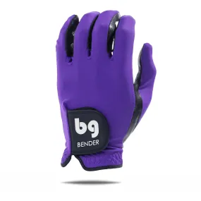 Purple Spandex Golf Glove