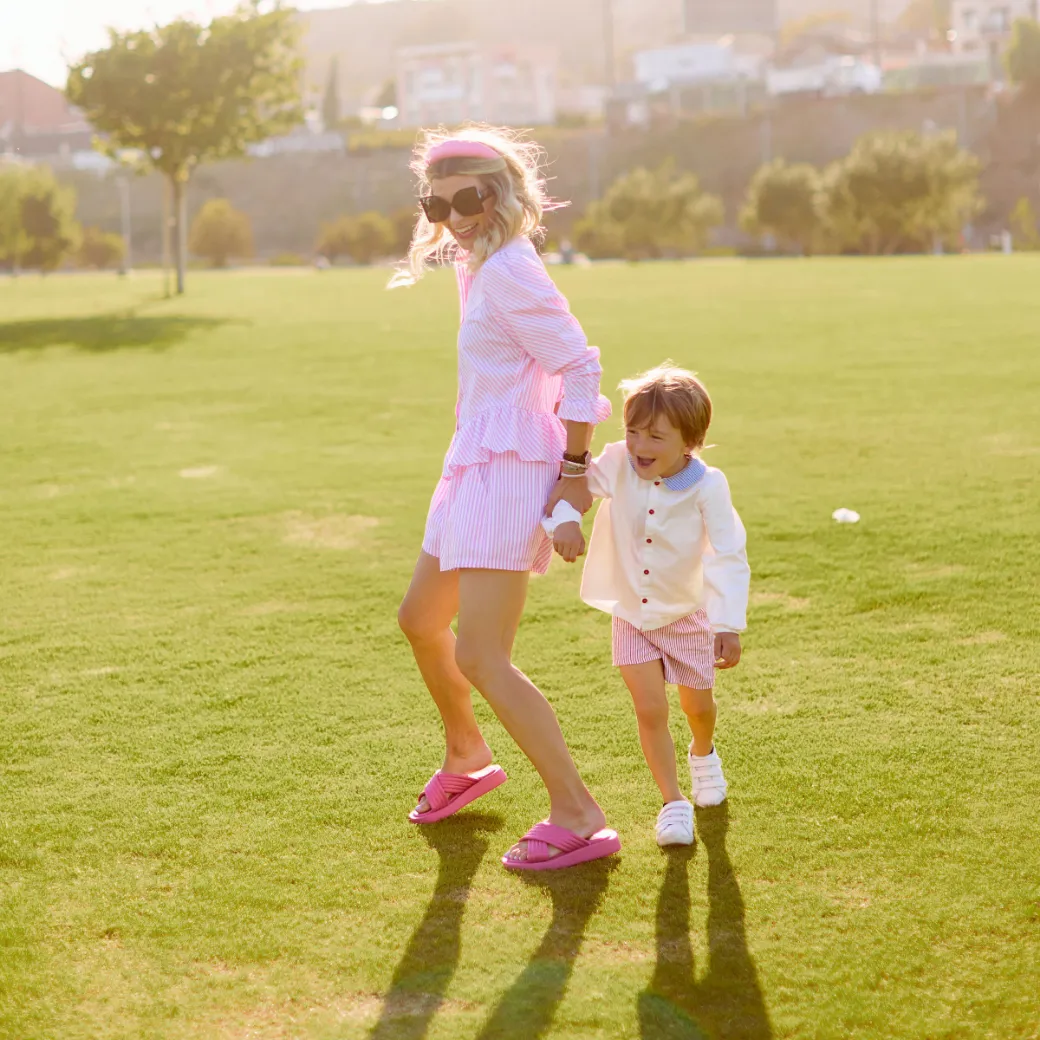 SAMPLE - Everyday Shorts - Pink Stripe