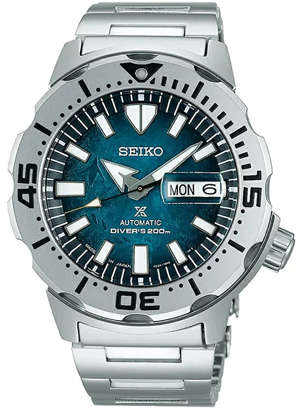 SEIKO PROSPEX DIVER SCUBA SAVE THE OCEAN SPECIAL EDITION MONSTER SBDY115 MADE IN JAPAN JDM