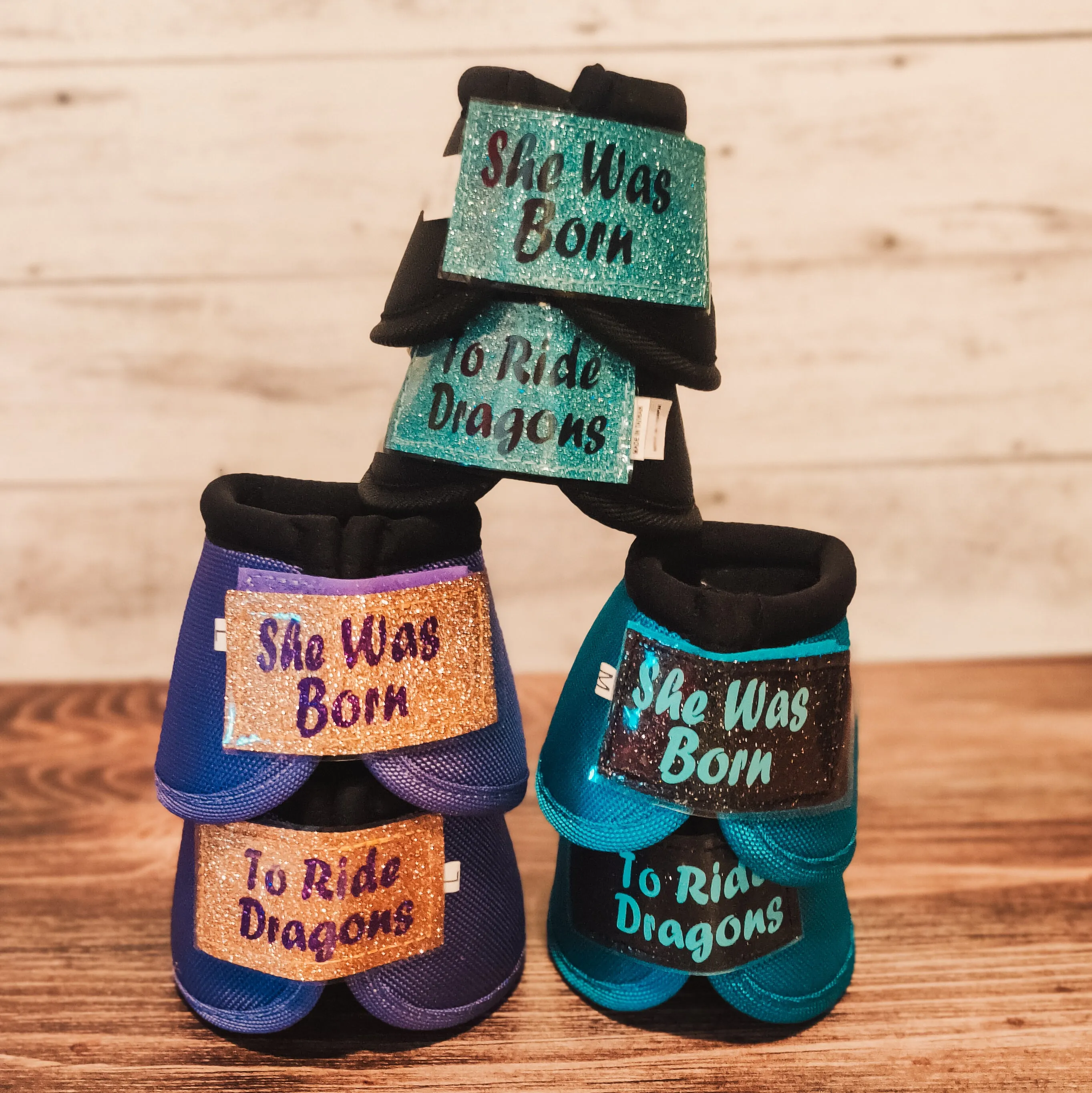 She Was Born To Ride Dragons Custom Bells