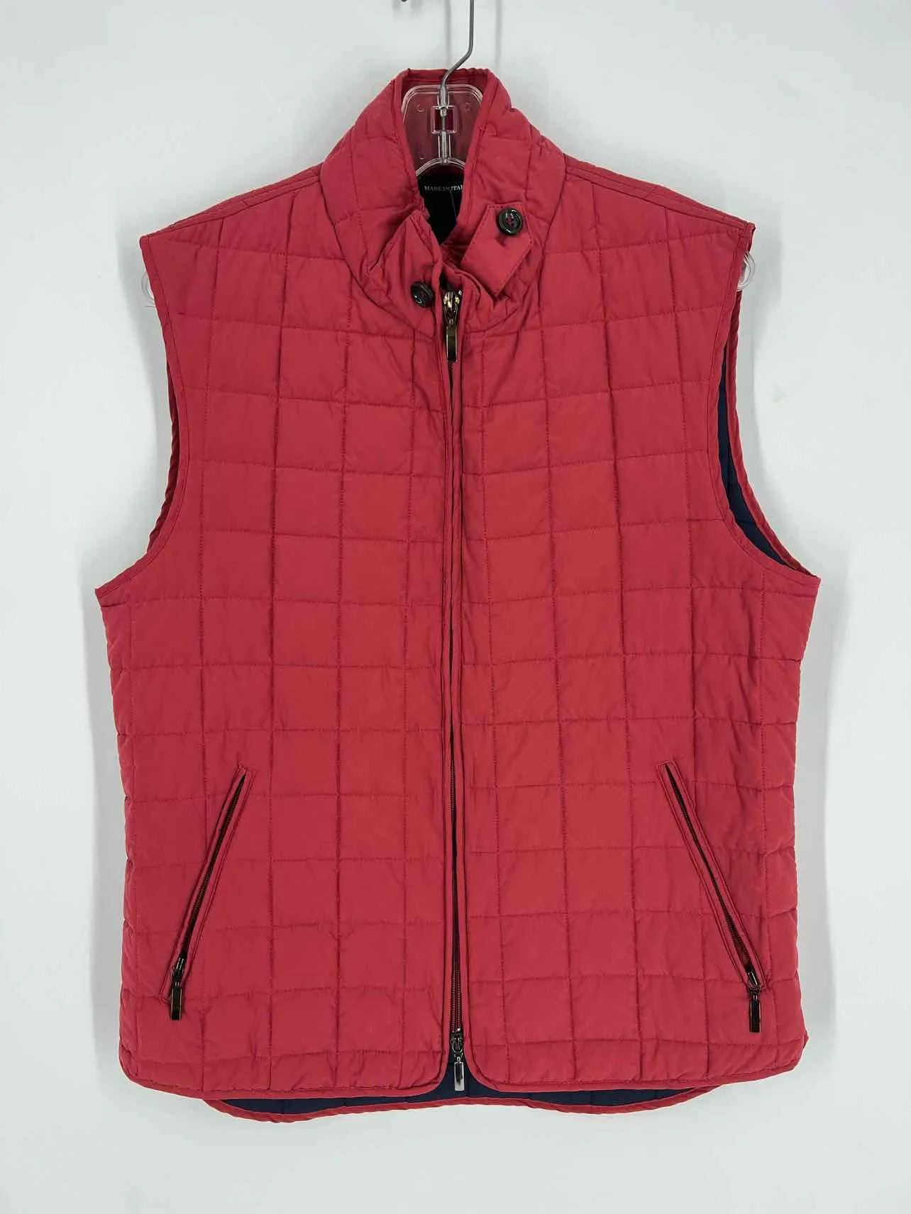 Size S Red Quilted Men's Vest- Men's