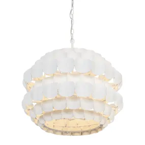 Swoon 382P06MW 6-Light Pendant Light - Matte White