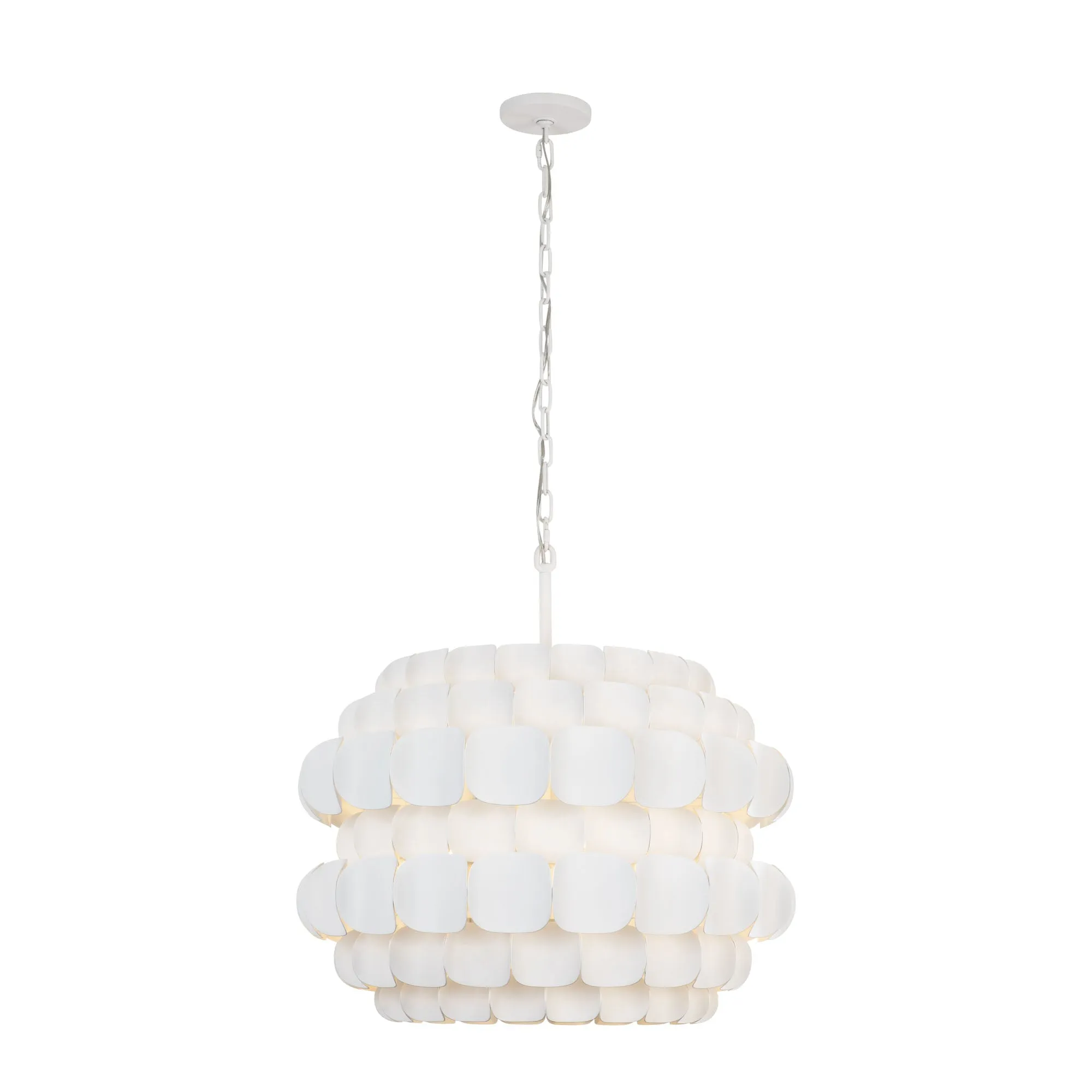 Swoon 382P06MW 6-Light Pendant Light - Matte White