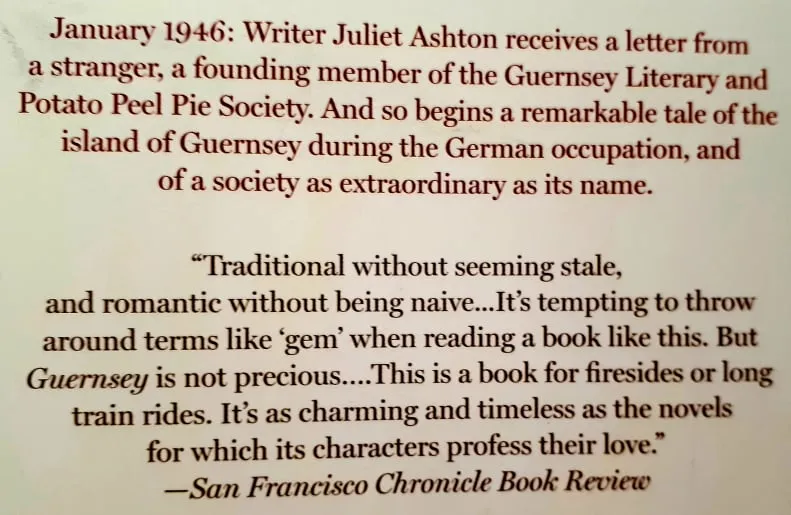 THE GUERNSEY LITERARY AND POTATO PEEL SOCIETY - Mary Ann Shaffer, Annie Barrows