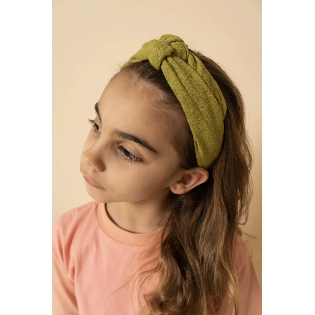 Top Knot | Headband - Chartreuse