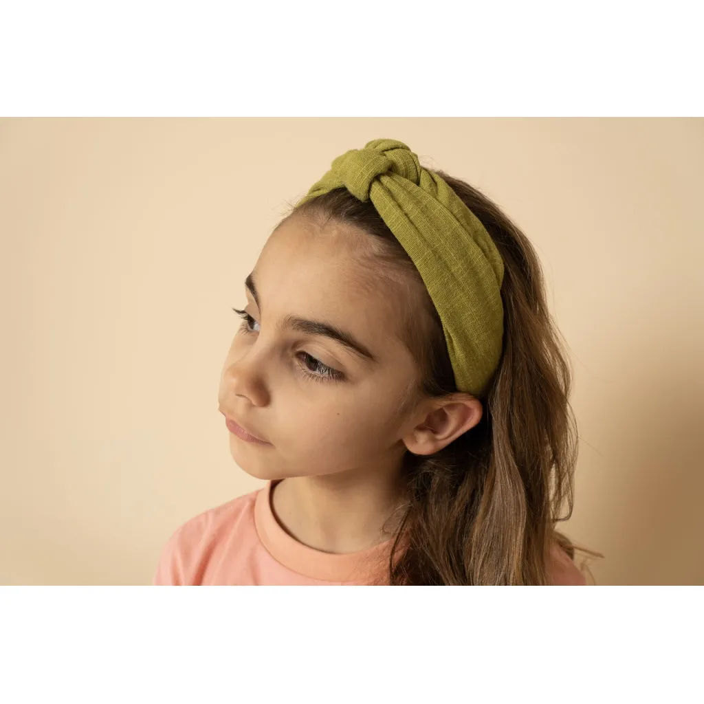 Top Knot | Headband - Chartreuse