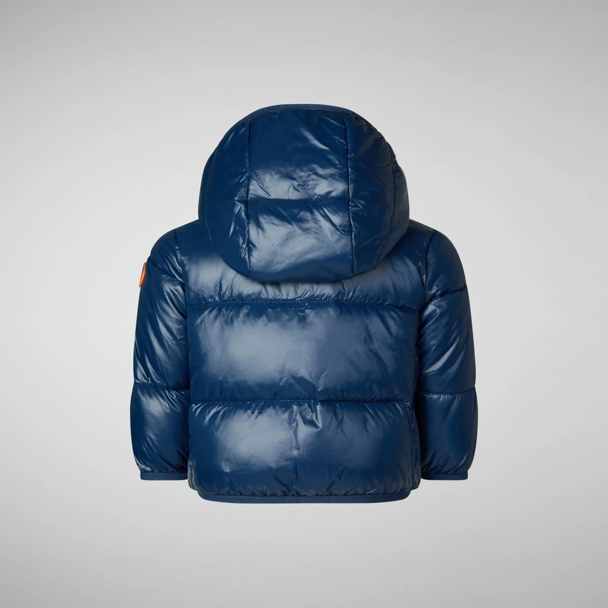 Unisex kids' animal free puffer jacket Jody in ink blue