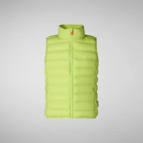 Unisex kids' vest Andy in lichen green