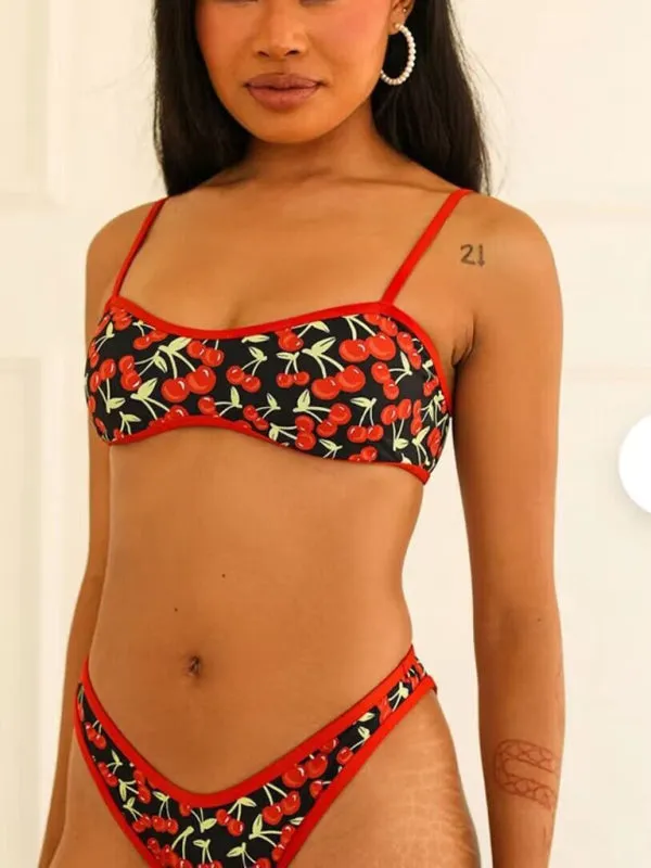 Women's Cherry Print Bikini